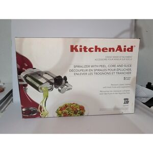 KitchenAid KSM1APC Spiralizer Attachment Complete W/ Box & Instruction Excellent